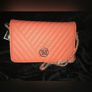 Coral Badgley Mishka Crossbody with Round Logo
